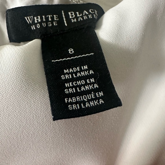 Elegant White Strapless Wide Leg Jumpsuit - Picture 5 of 5